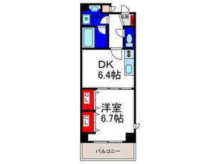 トレノ－ヴェ森ノ宮の物件間取画像